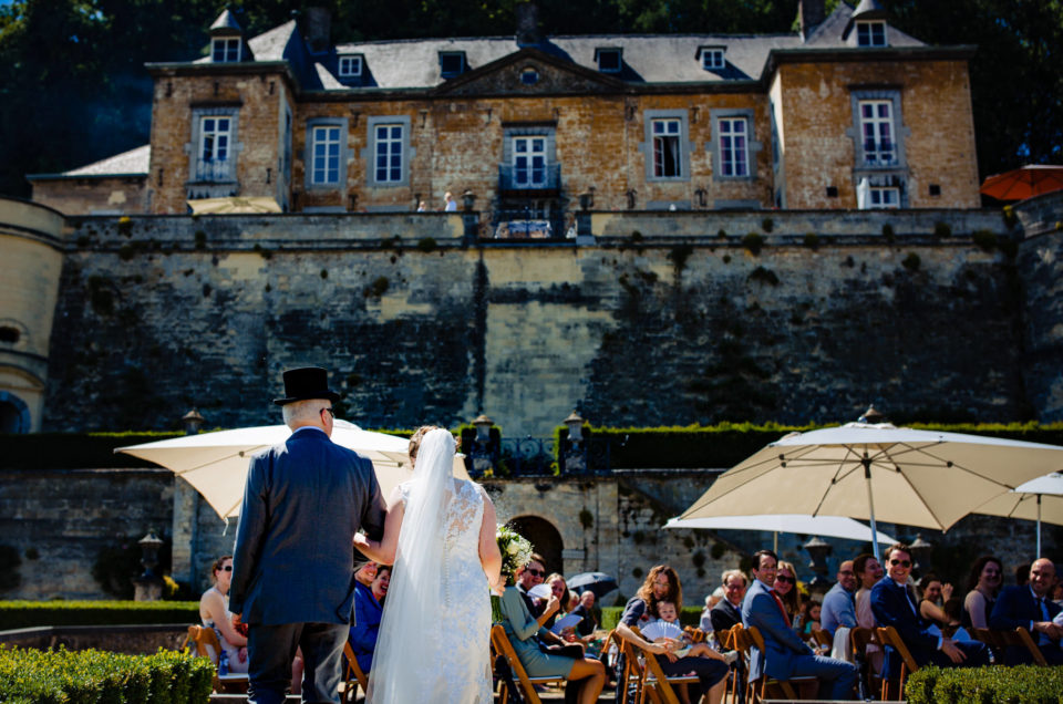 Bruiloft Christophe en Charlotte – Trouwfotograaf Limburg – Chateau Neercanne